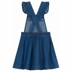 Robe Salopette Denim Coton Bio | Bleu jean