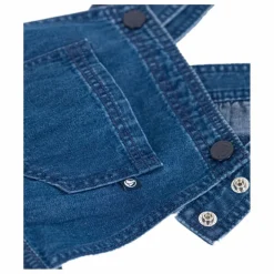 Robe Salopette Denim Coton Bio | Bleu jean