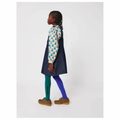 Robe Salopette en Jean Coton Bio | Bleu marine