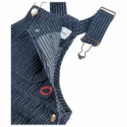 Robe Salopette en Jean Coton Bio | Bleu marine