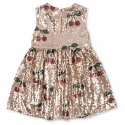 Robe Sequins Starla Cerises | Doré