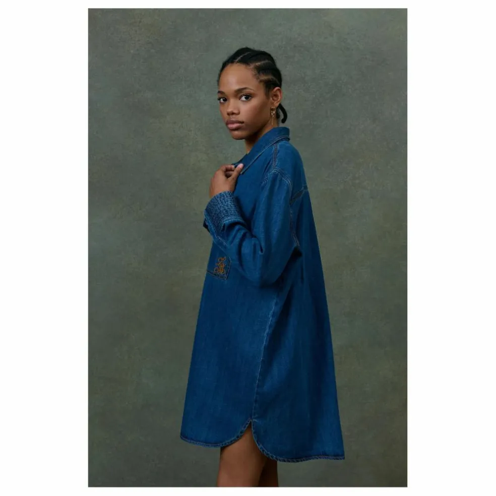 Robe Siana Denim - Collection Femme | Bleu