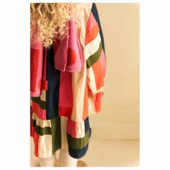 Robe Skye Rayée Popeline | Rose