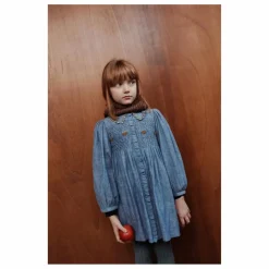 Robe Smockée | Bleu