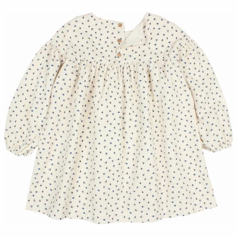 Robe Soft Velours Côtelé Coton Bio | Ivoire