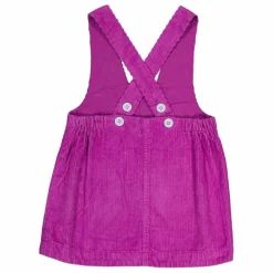 Robe Tablier Christie Velours Côtelé | Rose