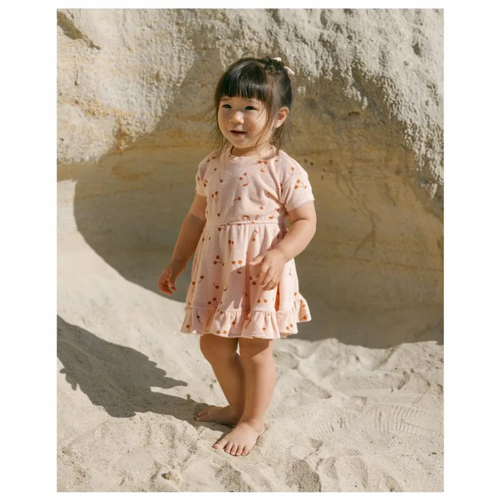 Robe Terry Eponge | Rose pâle