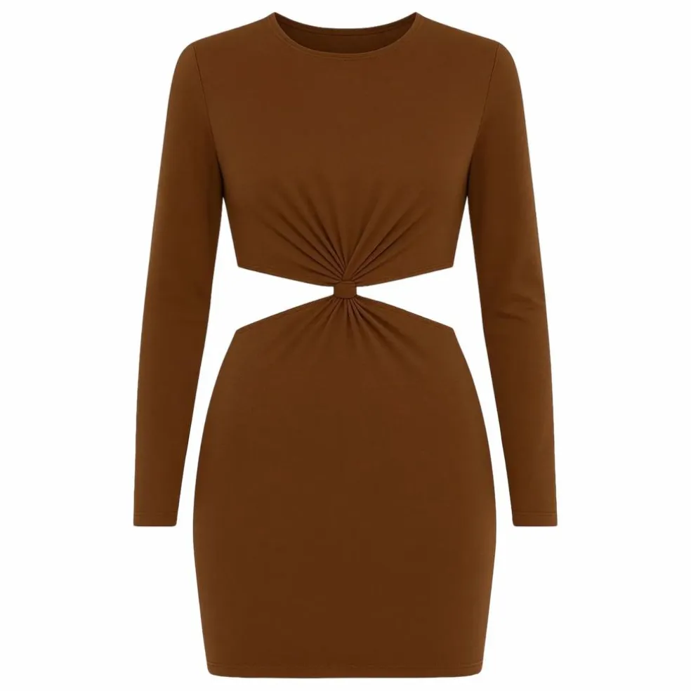 Robe The Loop Cut Out | Chocolat