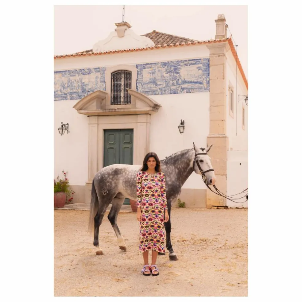Robe Thelma Mexico Flower - Vêtement Femme | Violet