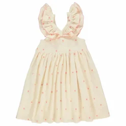Robe Tulipes Coton Bio | Beige