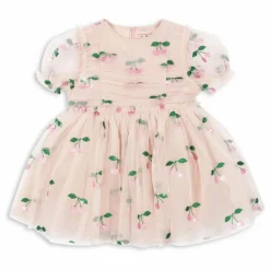 Robe Tullie Cerises Tulle | Rose pâle