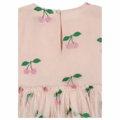 Robe Tullie Cerises Tulle | Rose pâle