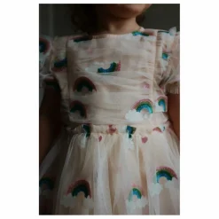 Robe Tullie Cerises Tulle | Rose pâle