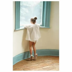 Robe Tunique Peasant Coton Bio | Ecru