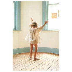 Robe Tunique Peasant Coton Bio | Beige
