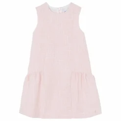 Robe Tweed | Rose pâle