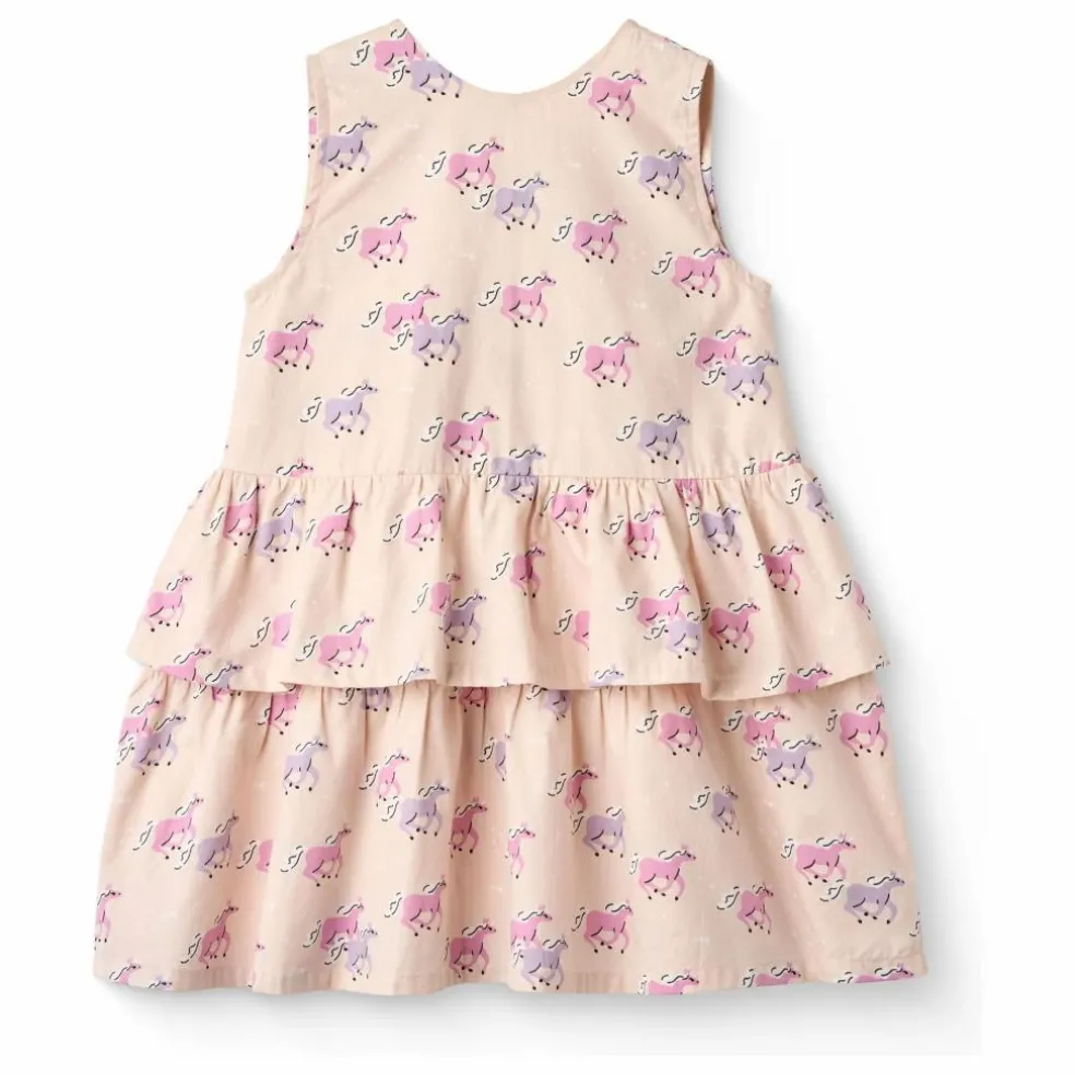 Robe Unicorne Coton Bio | Rose poudré