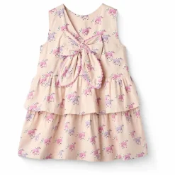 Robe Unicorne Coton Bio | Rose poudré