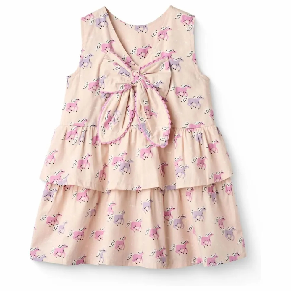 Robe Unicorne Coton Bio | Rose poudré