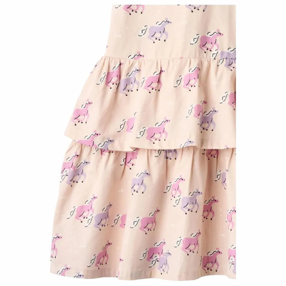 Robe Unicorne Coton Bio | Rose poudré
