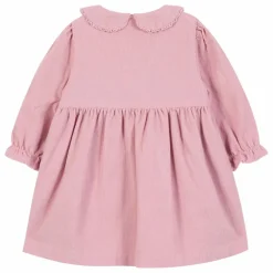 Robe Velours Côtelé | Rose pâle