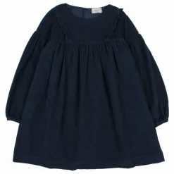 Robe Velours Côtelé Coton Bio | Bleu marine