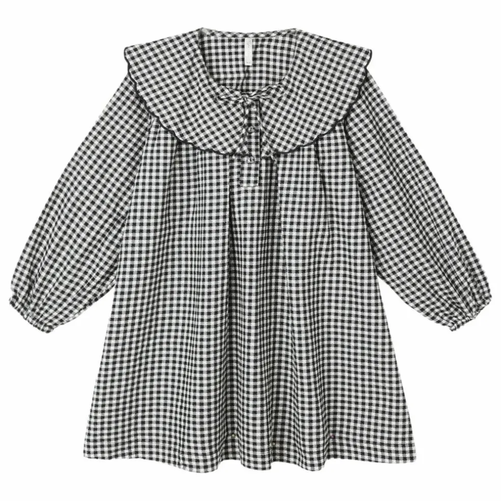 Robe Vichy | Noir