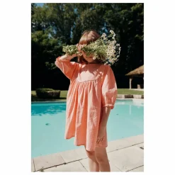 Robe Vichy Pivoine | Rose pêche
