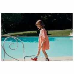Robe Vichy Pivoine | Rose pêche