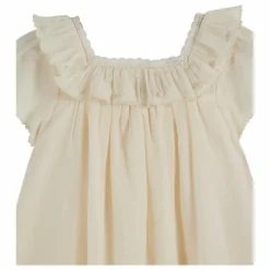 Robe Vintage Unie | Ecru