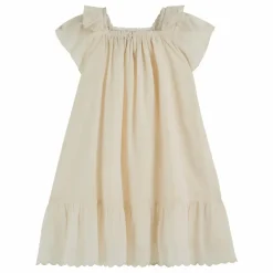 Robe Vintage Unie | Ecru