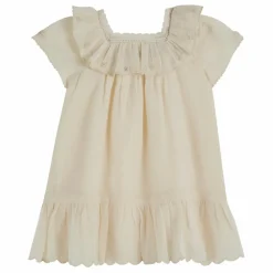 Robe Vintage Unie | Ecru