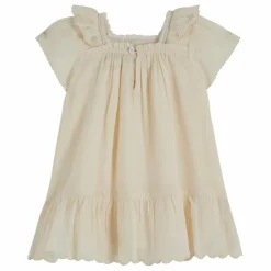 Robe Vintage Unie | Ecru