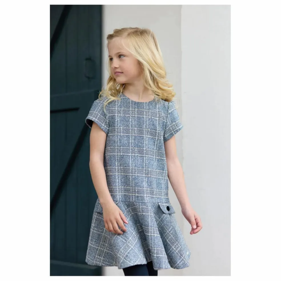 Robe Volants | Bleu