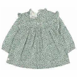 Robe Volants | Vert Cèdre