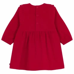 Robe Volants Bébé Coton Bio | Rouge