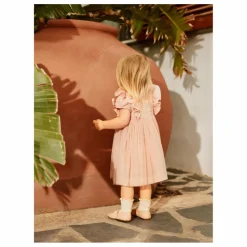 Robe Volants Cheyanne | Rose pâle
