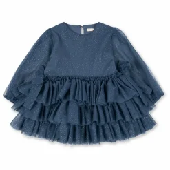 Robe Volants Fay Fibres Recyclées | Bleu