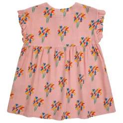 Robe Volants Feux d'Artifices | Rose