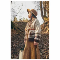 Robe Volants Gaze de Coton Bio | Ocre