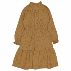 Robe Volants Gaze de Coton Bio | Ocre