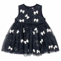 Robe Yvonne Pailletée | Bleu nuit