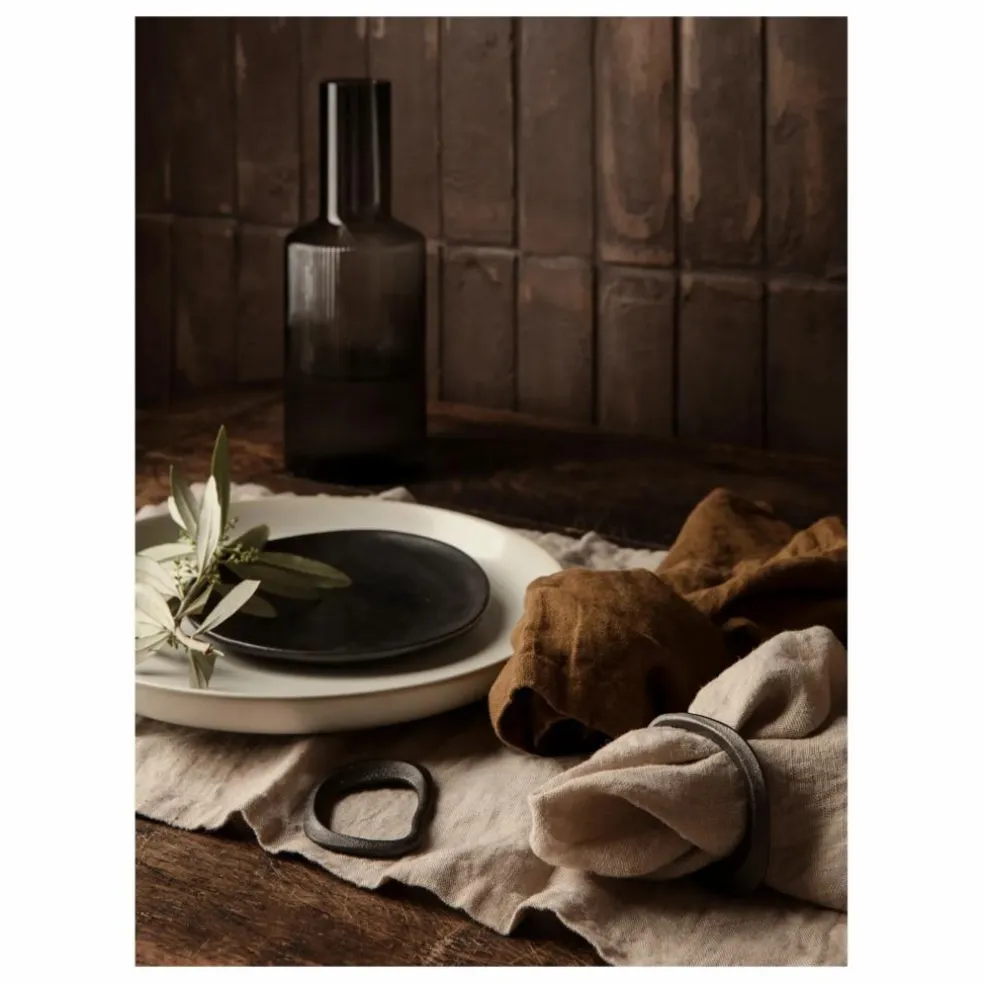 Rond de serviette - Set de 4 | Noir