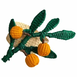 Rond de serviette Branche d'oranger | Orange