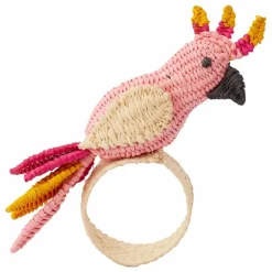 Rond de serviette Cacatoès | Rose