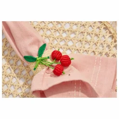 Rond de serviette Cerises | Rouge