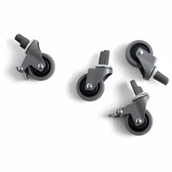 Roues pour cagette pliable Crate - Set de 4 | Gris