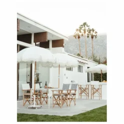 Roulettes pour pied de parasol - Set de 4 | Blanc