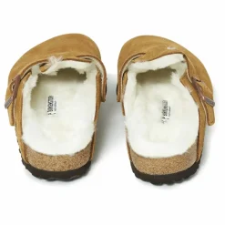 Sabots Boston Fur Cuir Suede - Collection Adulte | Camel