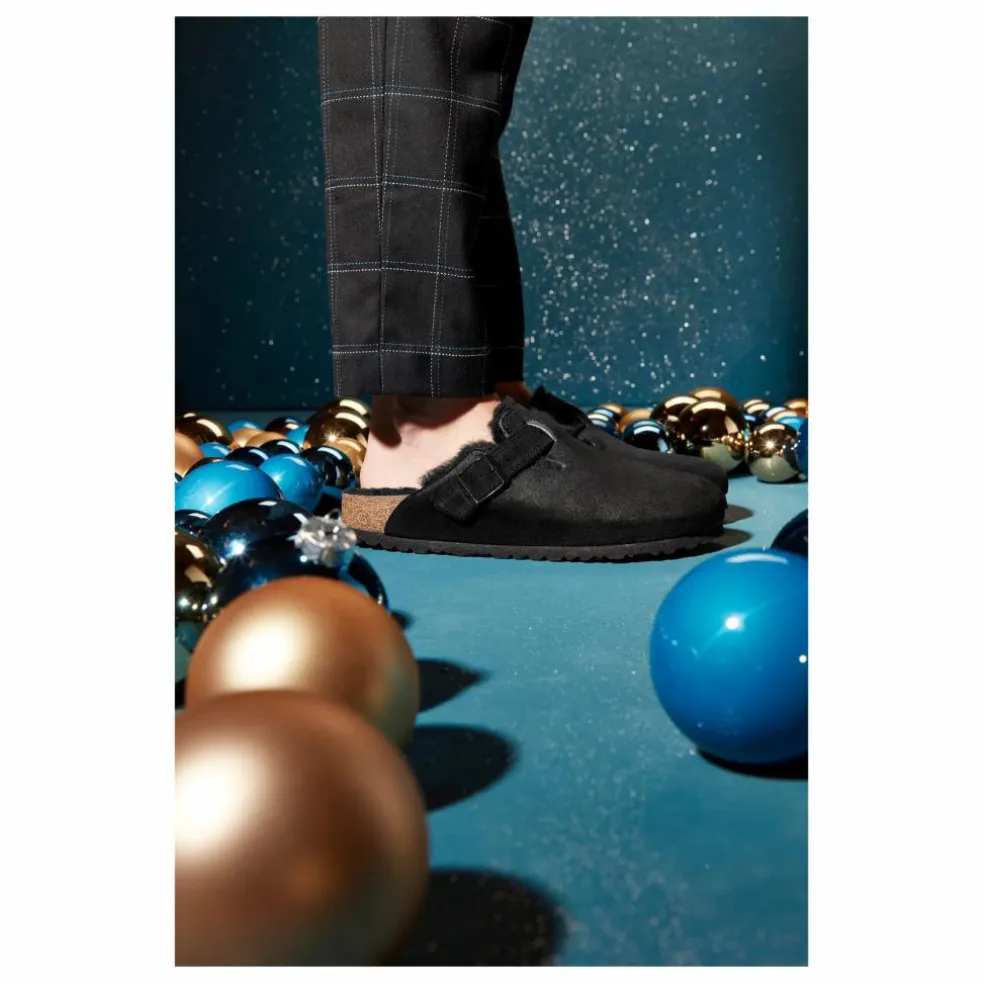 Sabots Boston VL Cuir Suede - Collection Adulte | Noir